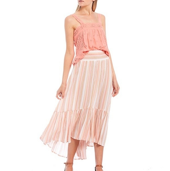 Coco + Jaimeson Eyelet Lace Trim Tank Top - Picture 6 of 13